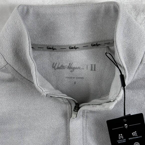 Walter Hagen Mens Clubhouse Midweight 1/4 Zip Golf Pullover Sweater L/Gray Sz S - Picture 8 of 11
